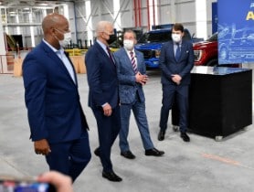 President Biden Visits Rouge Electric Vehicle Center